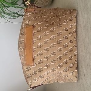 DOONEY & BOURKE Logo Canvas Satchel Brown Bag - NO STRAPS